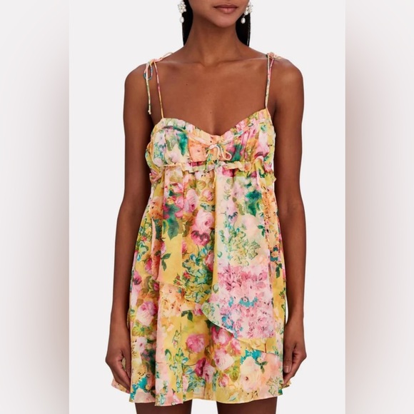 SOLD Lookalike Floral Babydoll Dress - Picture 2 of 6